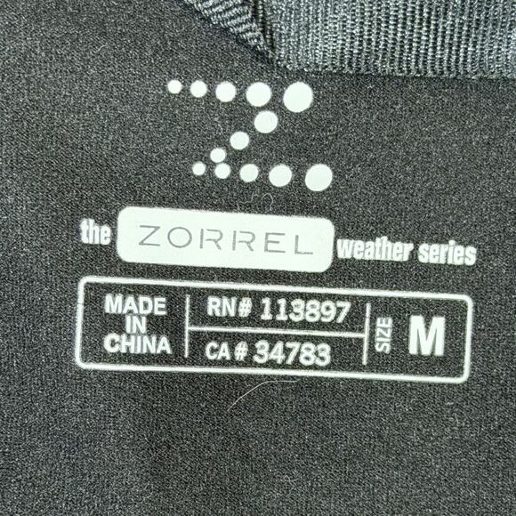 Zorrel Women Medium Black Blue Zip Front Sleeve Lightweight Cycling Bike Jacket - Picture 3 of 8